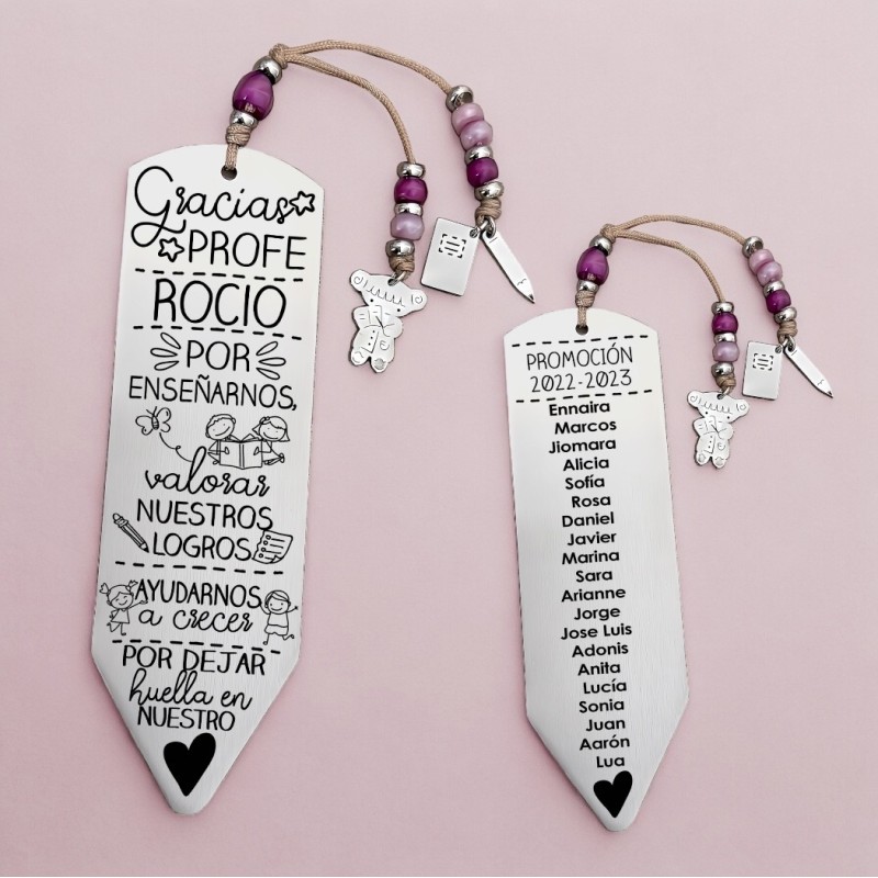 Marcapáginas personalizado | Dcorazón