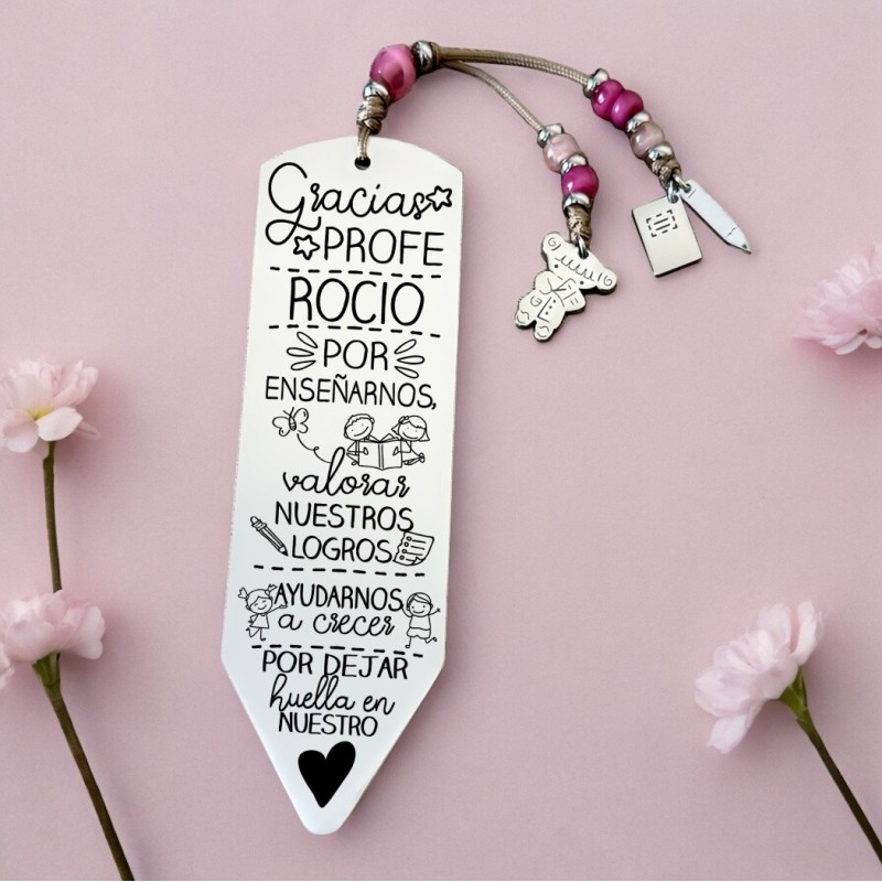 Marcapáginas personalizado | Dcorazón