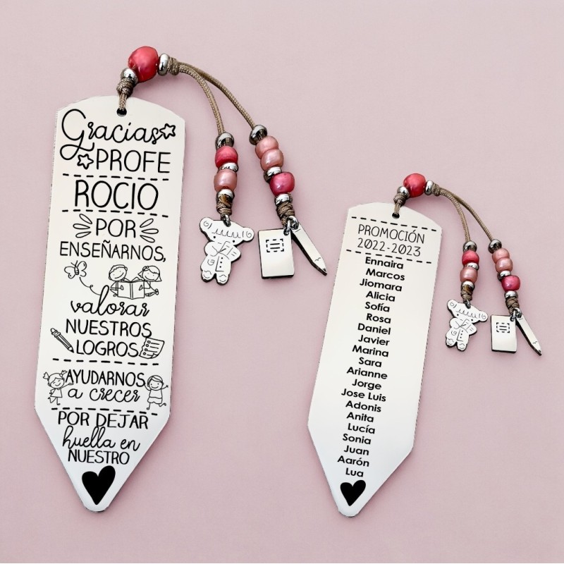 Marcapáginas personalizado | Dcorazón