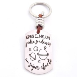 Regalo para el abuelo, llavero personalizado, con nombres | Dcorazon