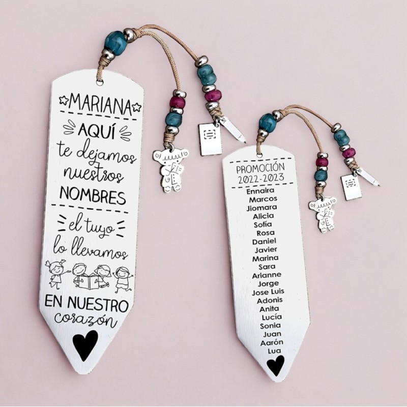 Marcapáginas personalizado | Dcorazón