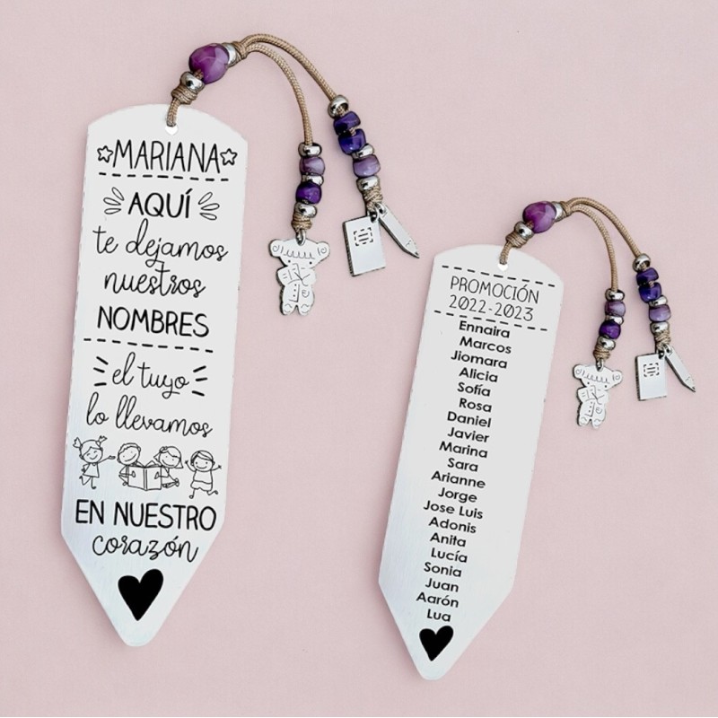 Marcapáginas personalizado | Dcorazón