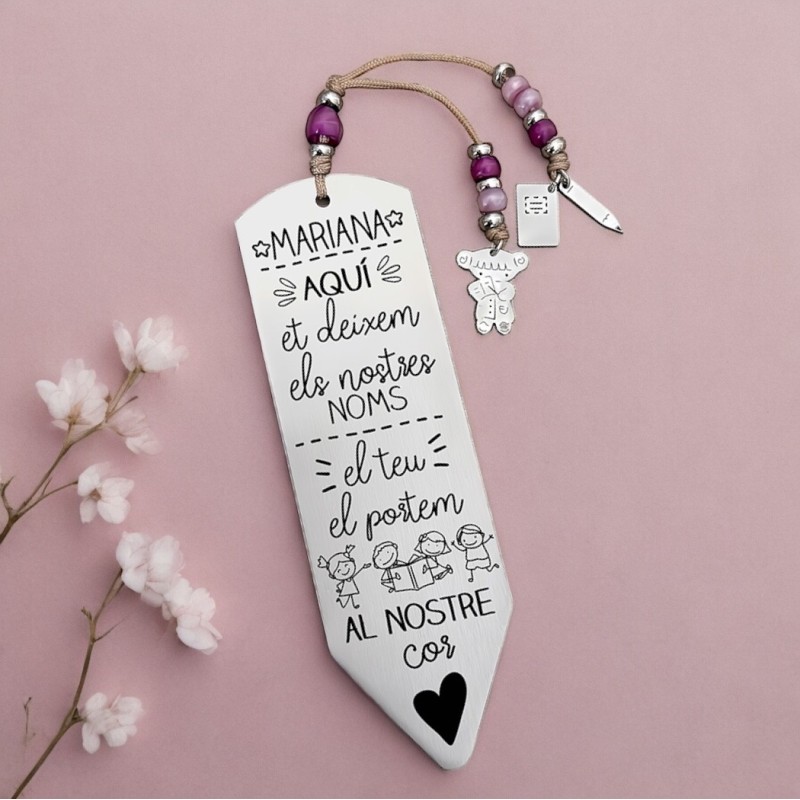 Marcapáginas personalizado | Dcorazón