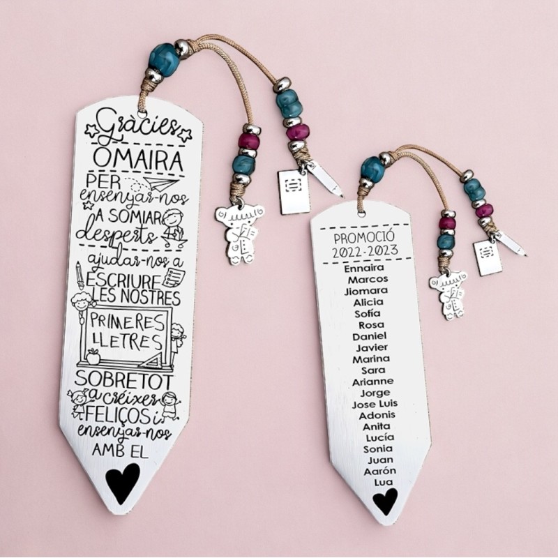 Marcapáginas personalizado | Dcorazón