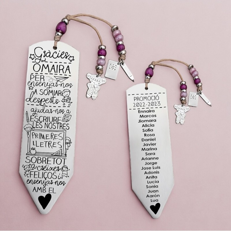 Marcapáginas personalizado | Dcorazón