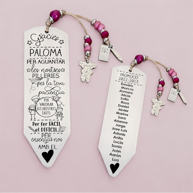 Marcapáginas personalizado | Dcorazón