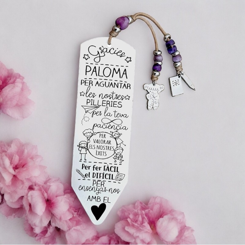 Marcapáginas personalizado | Dcorazón