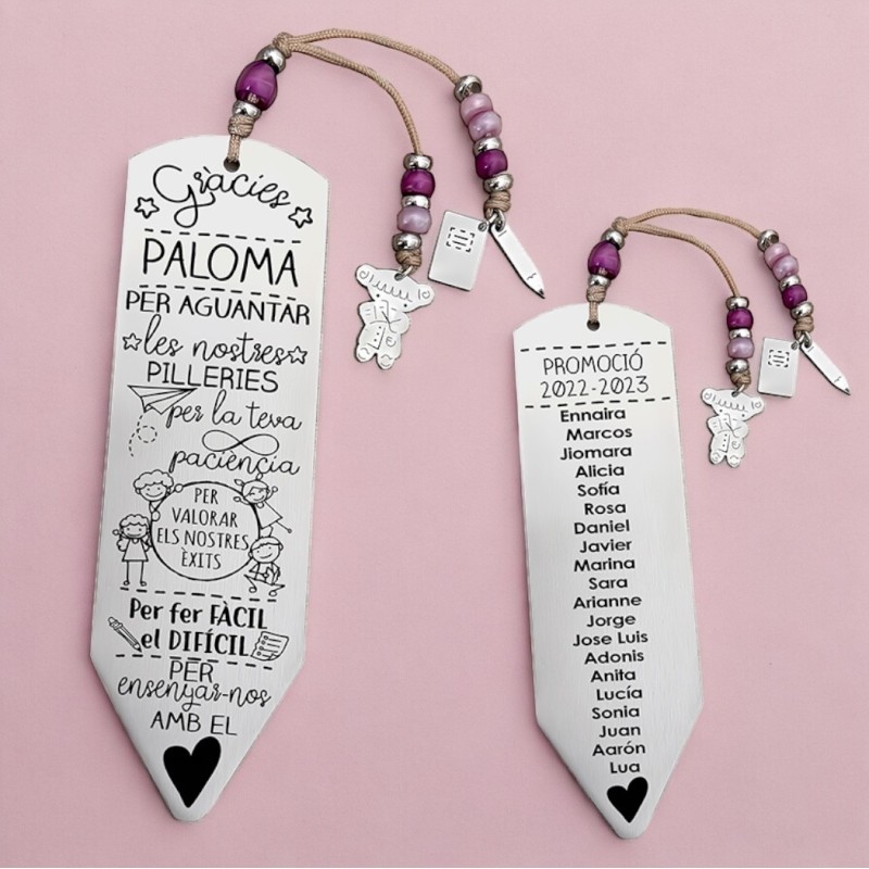 Marcapáginas personalizado | Dcorazón