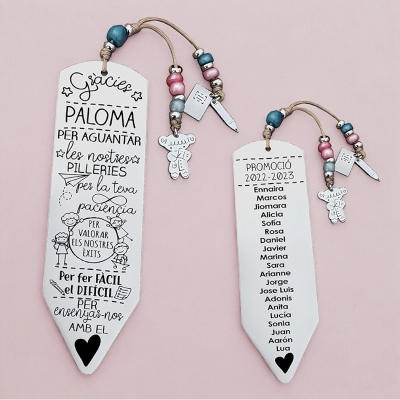 Marcapáginas personalizado | Dcorazón