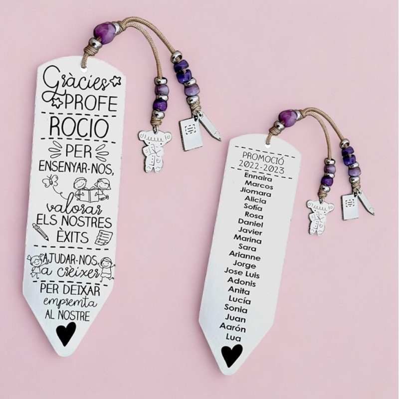 Marcapáginas personalizado | Dcorazón