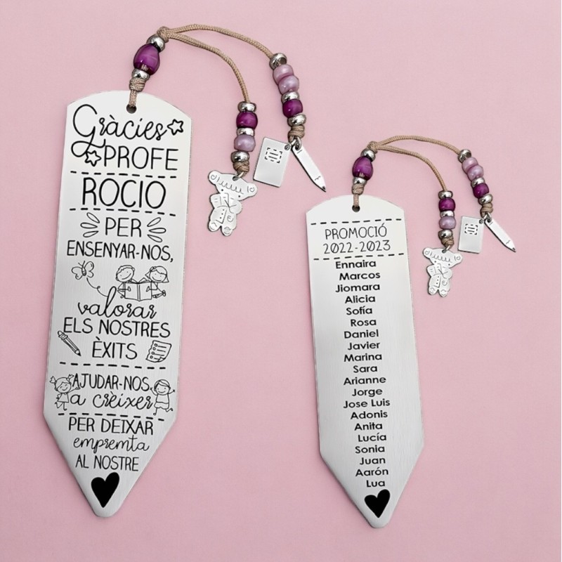 Marcapáginas personalizado | Dcorazón