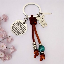 Llavero para profesora, regalo personalizado | Dcorazon