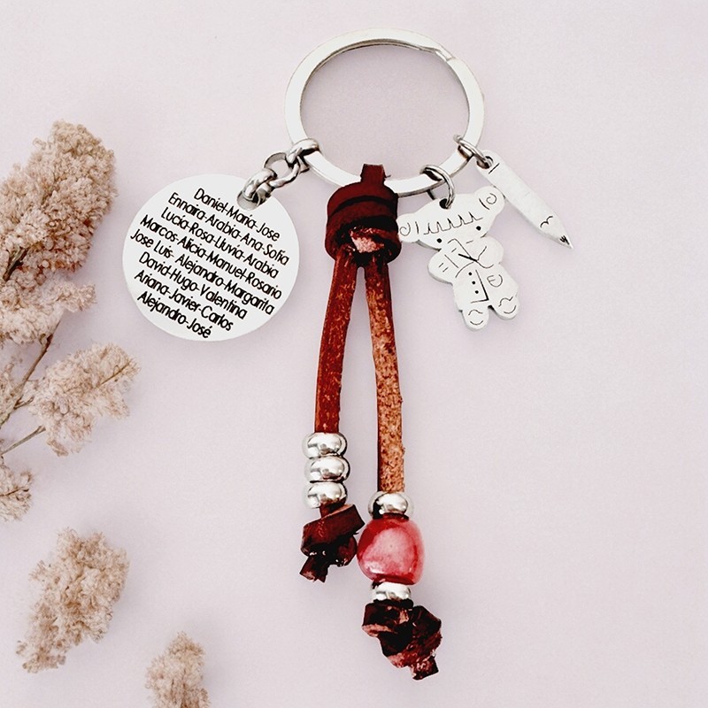 Llavero para profesora, regalo personalizado | Dcorazon