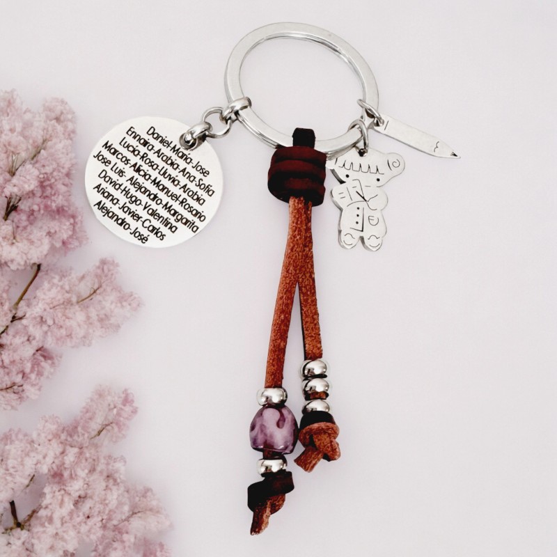 Llavero para profesora, regalo personalizado | Dcorazon