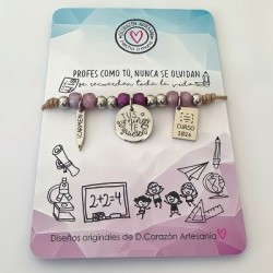 Pulsera para profesora | Dcorazón