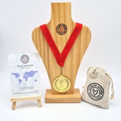 Regalo día del padre 2021 medalla de oro al mejor padre | Dcorazon