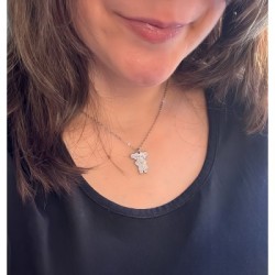 Collar PROFESORA acero inoxidable | Dcorazón