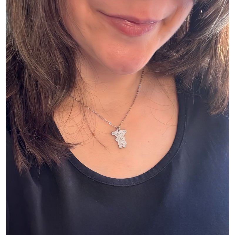 Collar PROFESORA acero inoxidable | Dcorazón