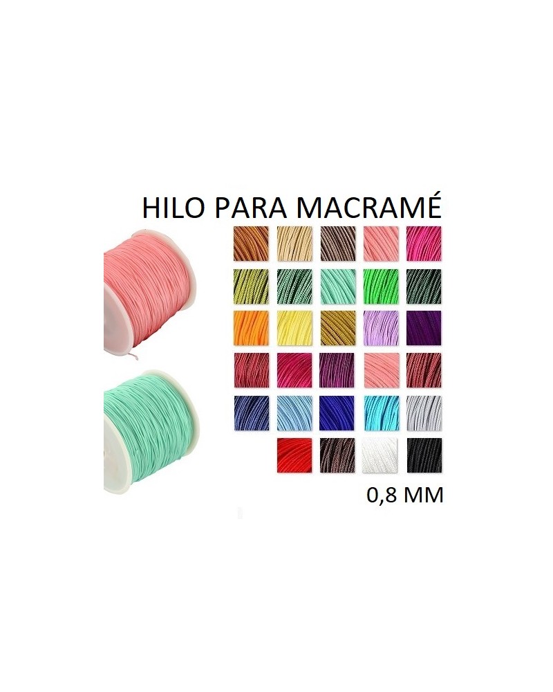 Hilo para macram├® nylon grosor 0,8 mm
