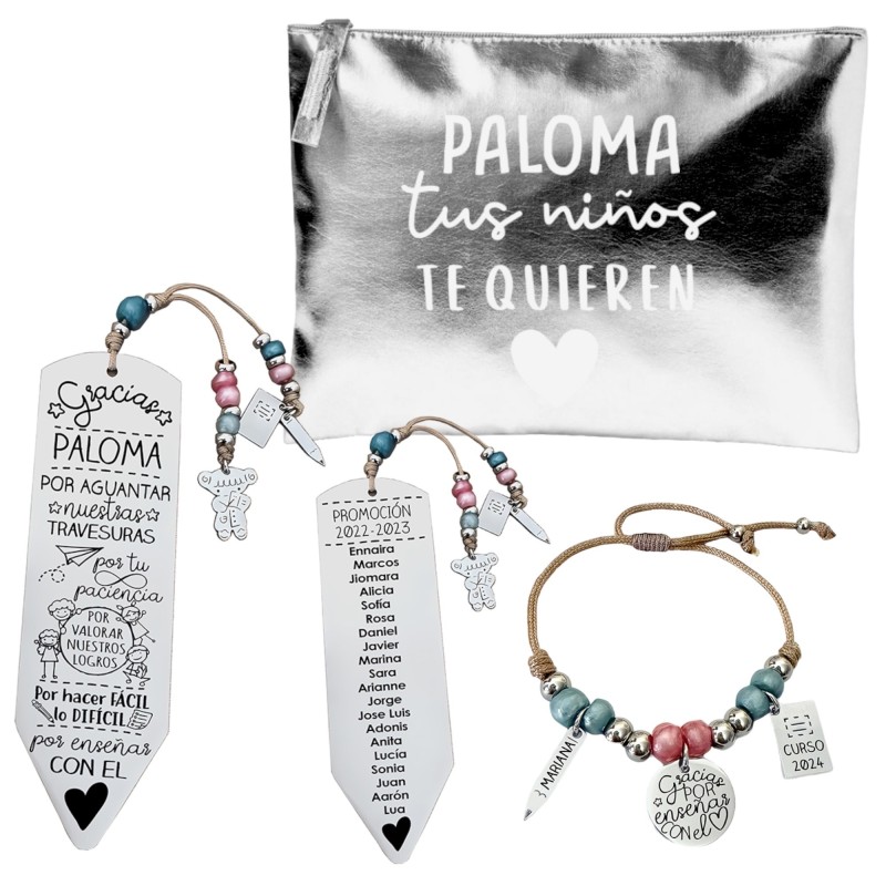 KIT para la profe, en color oro rosa | Dcorazón