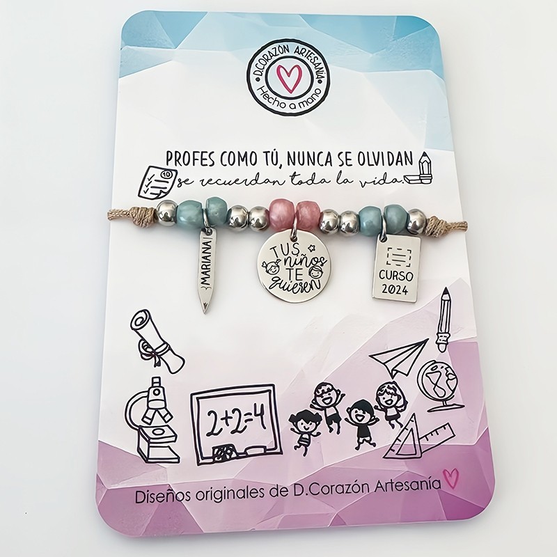 KIT para la profe, en color oro rosa | Dcorazón