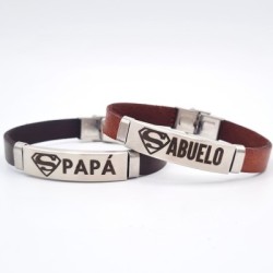 Regalo día del padre, pulsera para súper papá y abuelo | Dcorazon
