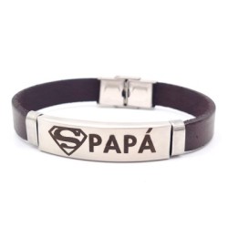 Regalo día del padre, pulsera para súper papá y abuelo | Dcorazon