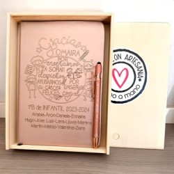 Set boli y libreta profesor | Dcorazón