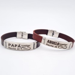 Regalo día del padre, pulsera para súper papá y abuelo | Dcorazon