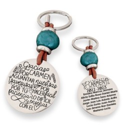 Precioso llavero para profesora| D.corazón