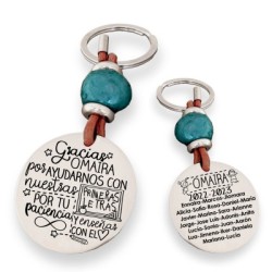 Precioso llavero para profesora| D.corazón