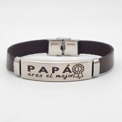 Regalo día del padre, pulsera para los mejores papás y abuelos | Dcorazon