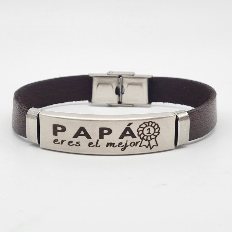 Regalo día del padre, pulsera para los mejores papás y abuelos | Dcorazon