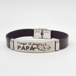 Regalo día del padre, pulsera para los mejores papás y abuelos | Dcorazon