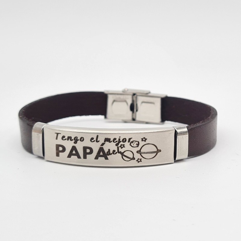 Regalo día del padre, pulsera para los mejores papás y abuelos | Dcorazon
