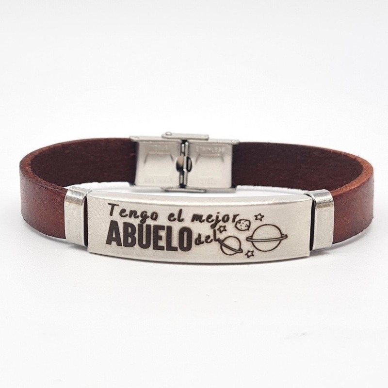Regalo día del padre, pulsera para los mejores papás y abuelos | Dcorazon