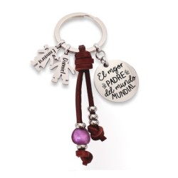 Regalos día del padre, llavero personalizado | Dcorazon