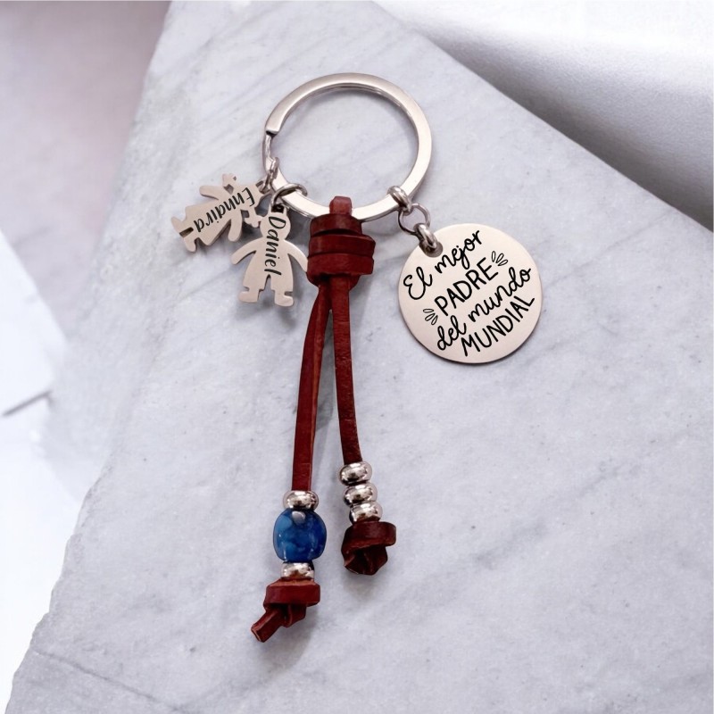 Regalos día del padre, llavero personalizado | Dcorazon