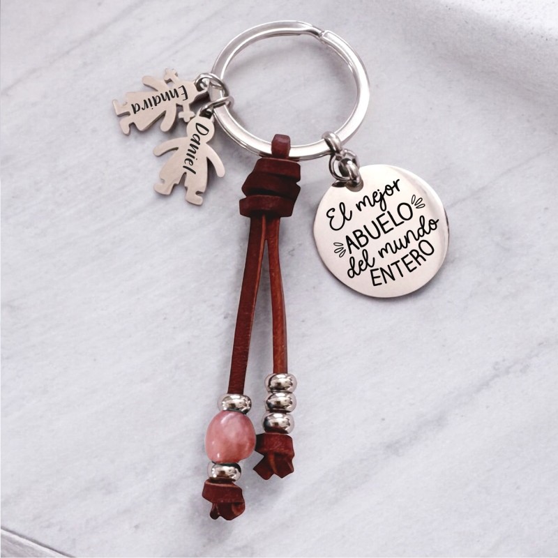 Regalos día del padre, llavero personalizado | Dcorazon