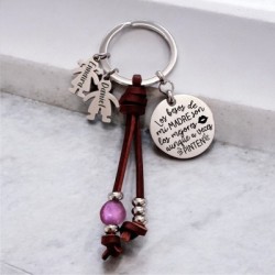 Regalos día del padre, llavero personalizado | Dcorazon