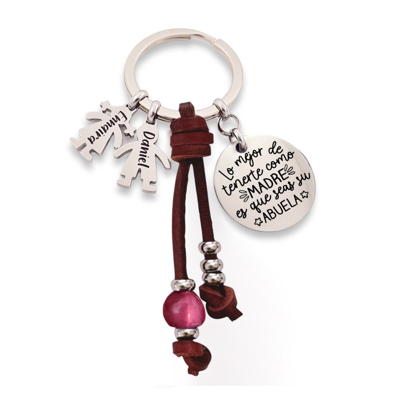 Regalos día del padre, llavero personalizado | Dcorazon