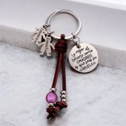 Regalos día del padre, llavero personalizado | Dcorazon