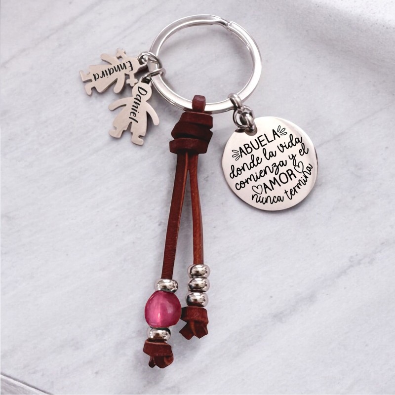 Regalos día del padre, llavero personalizado | Dcorazon