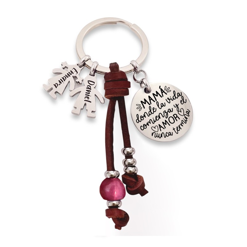 Regalos día del padre, llavero personalizado | Dcorazon