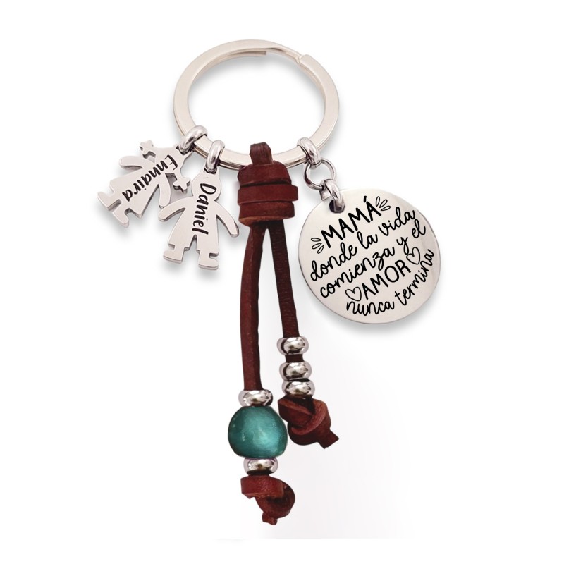 Regalos día del padre, llavero personalizado | Dcorazon