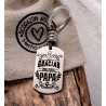 Llavero ADVENTURE, con frase (Gracias por todo papá).