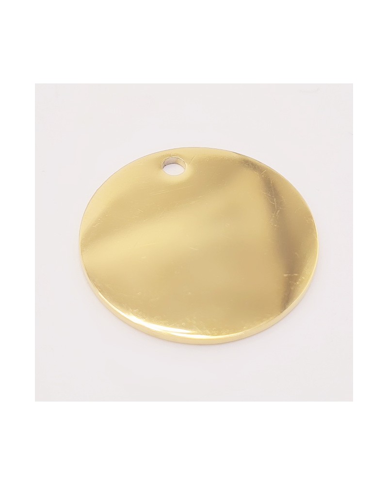 Medalla de 25mm acero inoxidable para grabar | Creasentidos