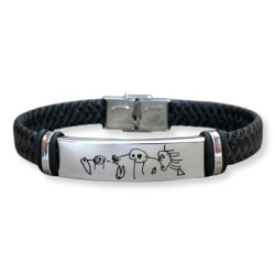 Pulsera de cuero personalizable | Dcorazon