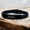 Pulsera de cuero personalizada con tu texto y dibujo| Dcorazon