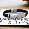 Pulsera de cuero personalizable | Dcorazon